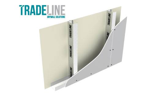 TRADELINE Single Frame Acoustic Stud Partition Systems Utilising Knauf Board
