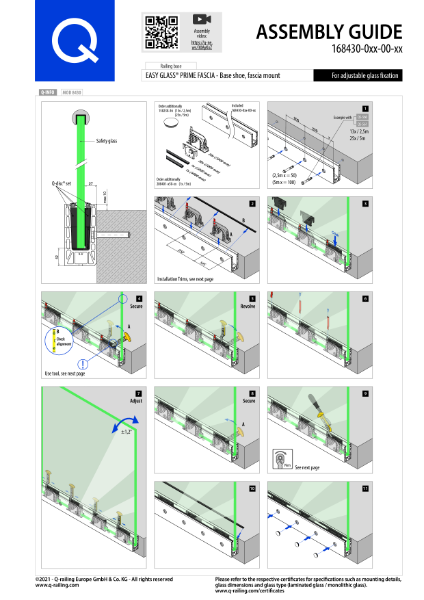 Easy Glass Prime Fascia - fascia mount_EU_Manual