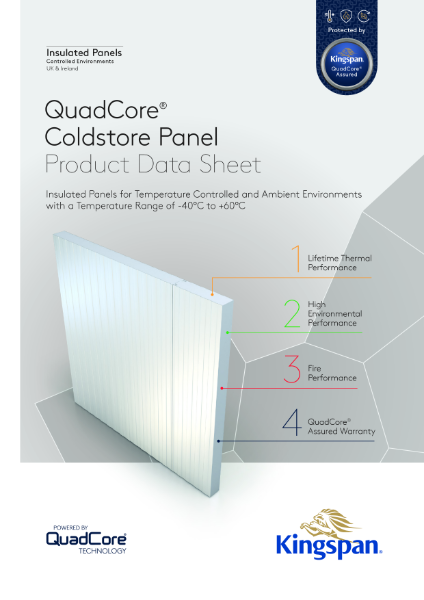 QuadCore® Coldstore Panel Datasheet