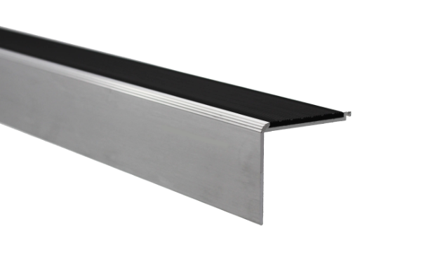 5 mm Gauge Aluminium Stair Nosings with Carborundum Insert - Aluminium Stair Nosings