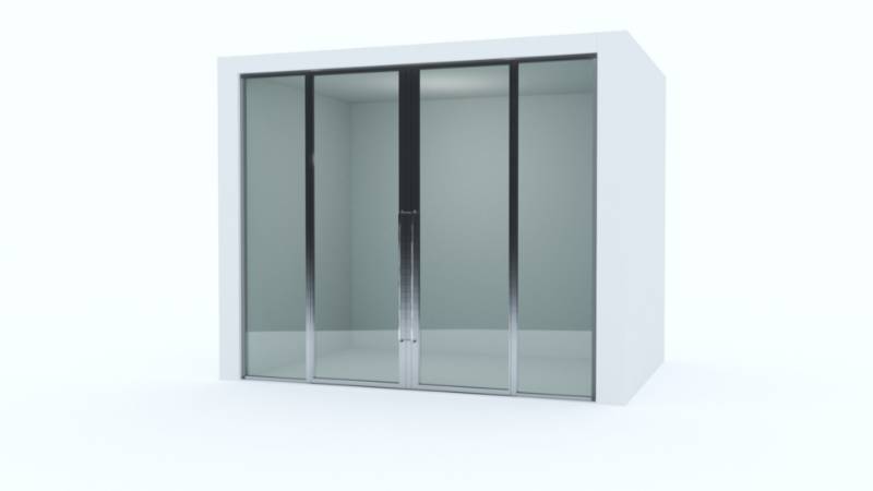 Double Glazed Edge Affinity Rebated Double Door 