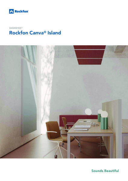 Rockfon Canva® Island - Datasheet