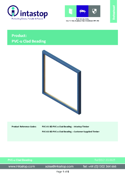 Data Sheet - PVC-U Clad Beading