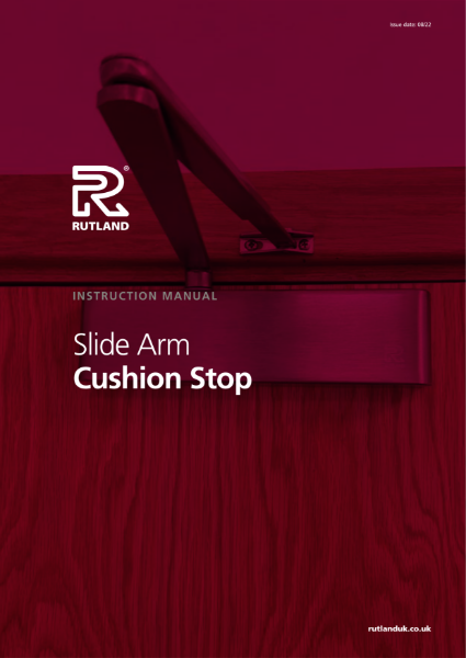 Cushion Stop Installation Instructions - Slide Arm