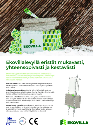 Ekovillalevy Leikkausohje