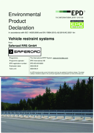 EPD-IES-0016300:001 Saferoad production Pomerania - Safety barriers and ...