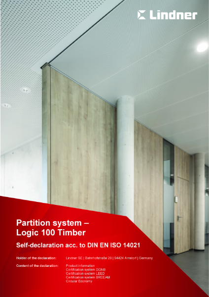 Lindner Logic 100 Timber - Self-declaration 