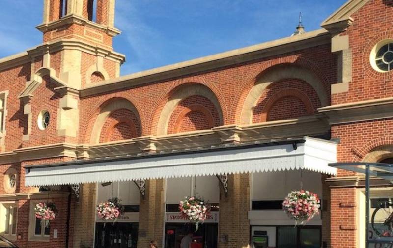 Bury St Edmunds Rail Station, Suffolk, UK