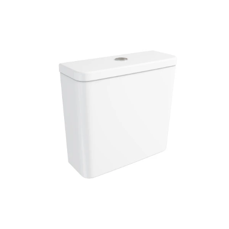7927S003-5325- Universal Soft Square Cistern - White - 3/6 ltr - WC Cistern