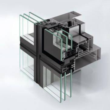 Aluminium Façade Insert Window System - AWS114 SG - Outward or Parallel Opening