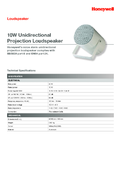 582474 20 watt Sound Projector