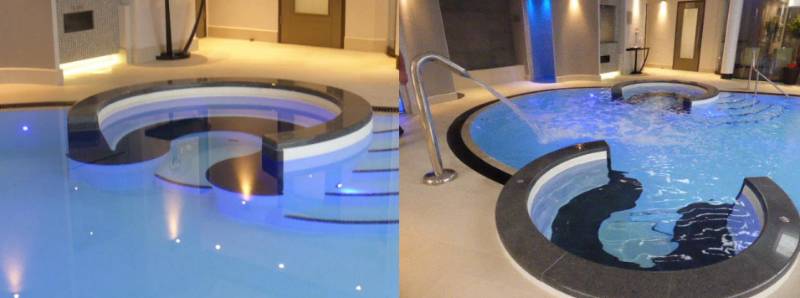 Beautiful Hotel Spa with Bespoke Copings & Flooring