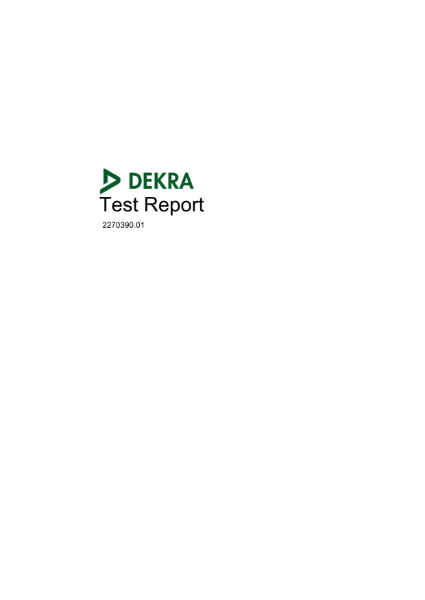 DEKRA test report - Zaptec Go UK
