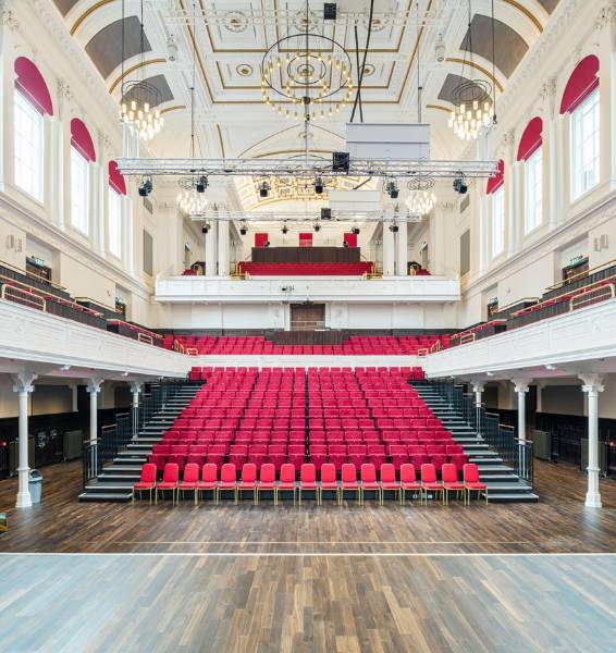 Paisley Town Hall - Junckers Black Oak flooring