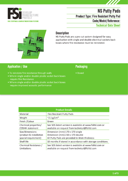 Paraflam® | FSi Limited | NBS Source