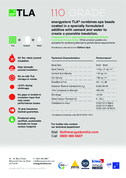 energystore TLA+®  110 Technical Data Sheet