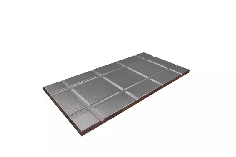 REGUPOL Rubber Interlocking Tile | Walkway Aluminium 30mm