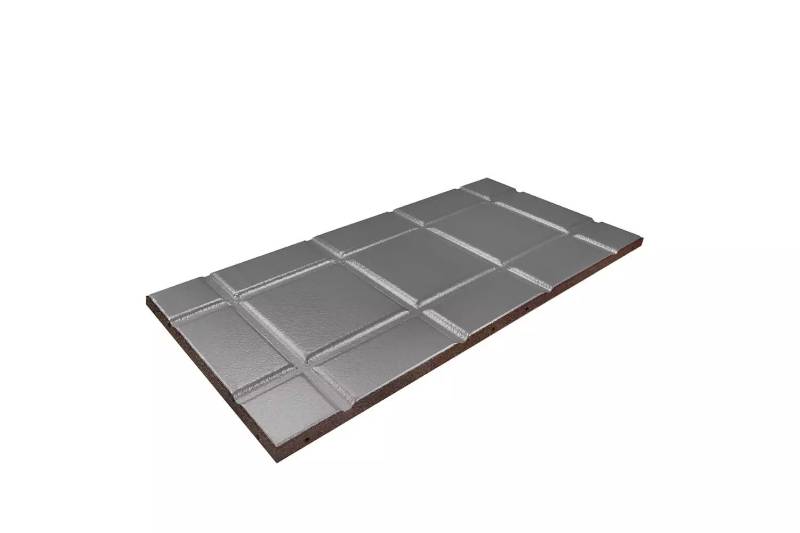REGUPOL Walkway Alu - Aluminium Back Rubber Interlocking Tile