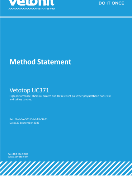Method Statement - Vetotop 371