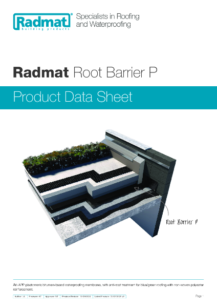 Radmat Root Barrier P -- PDS