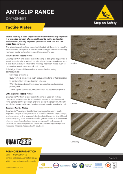 Tactile Plates