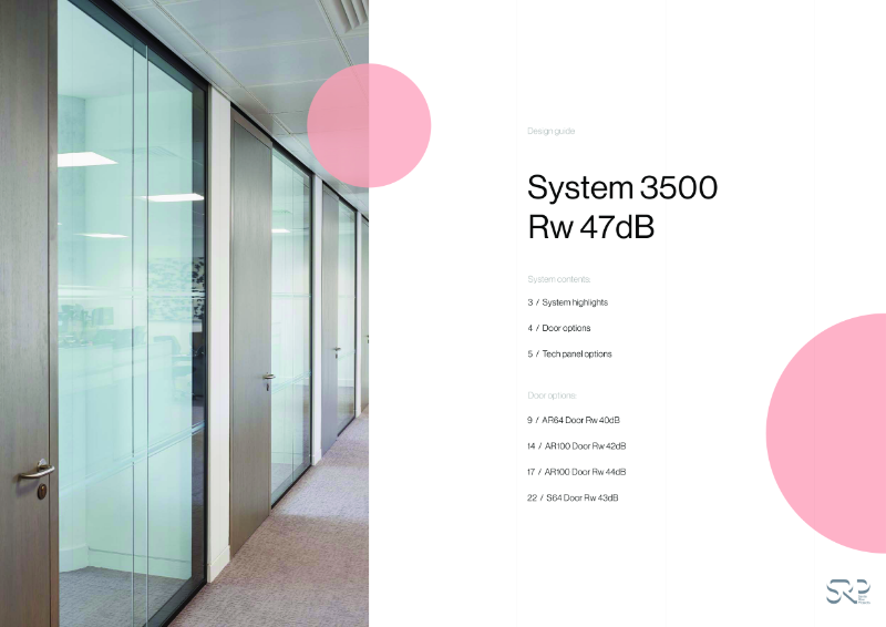 System 3500 RW 47 dB - Design Guide
