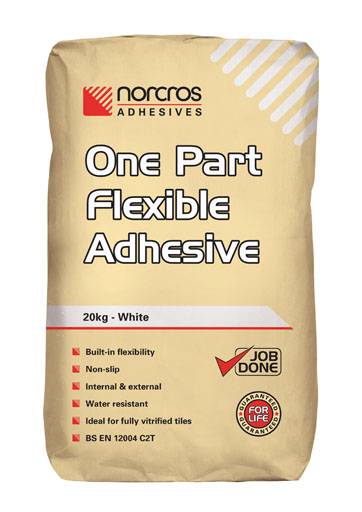 One Part Flexible White Adhesive