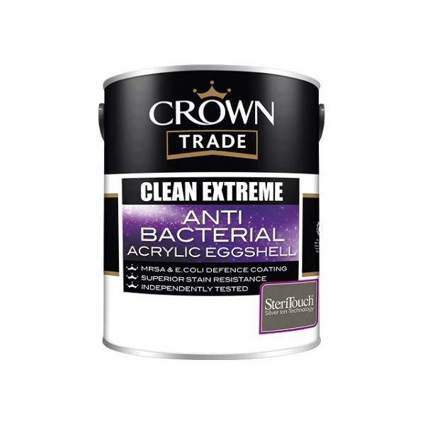 Crown Trade Clean Extreme Anti Bacterial Acrylic Eggshell