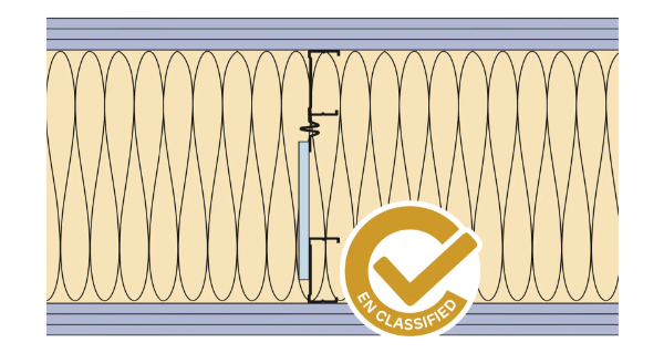 Siniat Twin Frame Metal Stud Partition Twin(AB)-CS90W-315dB-FFG(450)