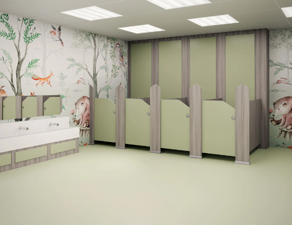 Tiny Stuff Nursery Toilet Cubicle