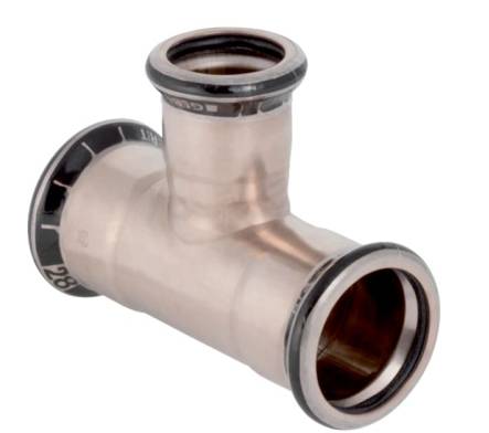 Geberit Mapress CuNiFe T-Piece, Reduced