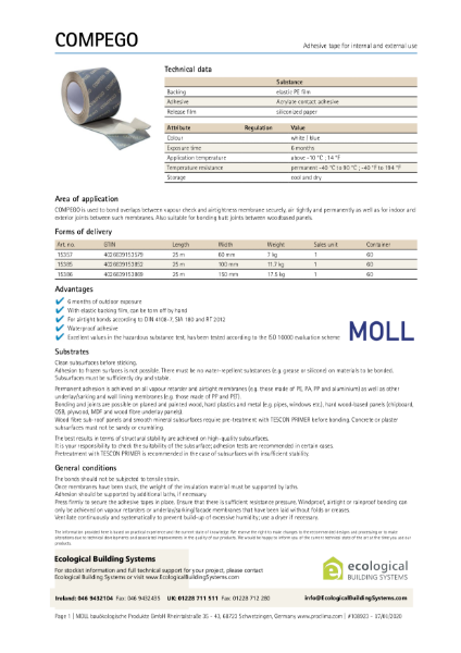 Compego Technical Datasheet