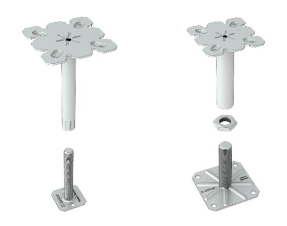 Lindner Hollow Floor Pedestals Type L