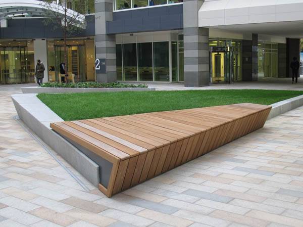 Bespoke, complex seating for Thomas More Square, London