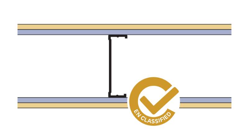 Siniat Single Frame Metal Stud Partition CS14Y-12Un12dB