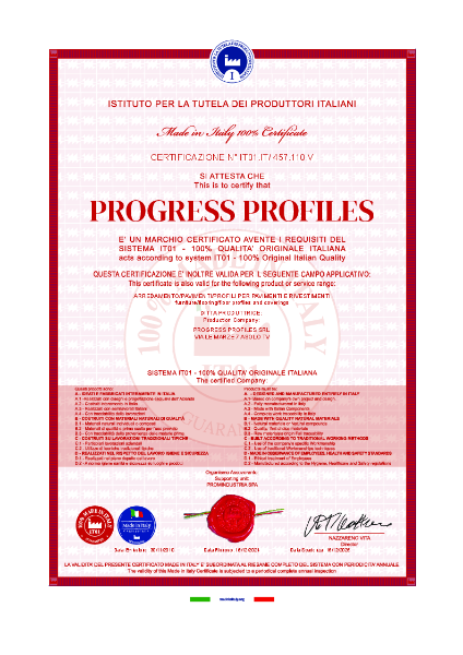 Made in Italy Certificate