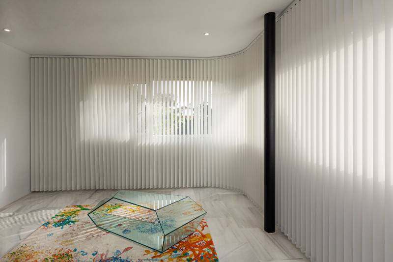 Vertical Blinds in a House Extension in Puerto Santa María