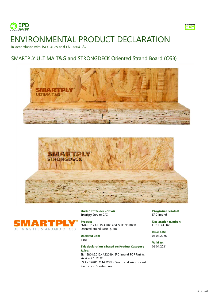 SMARTPLY STRONGDECK EPD