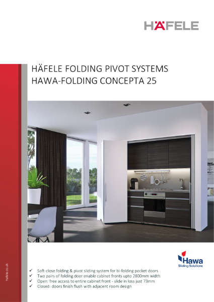 HAWA - Folding Concepta 25 Design Brochure