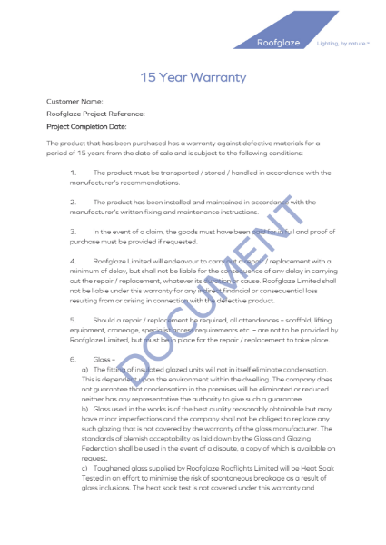 Warranty Document