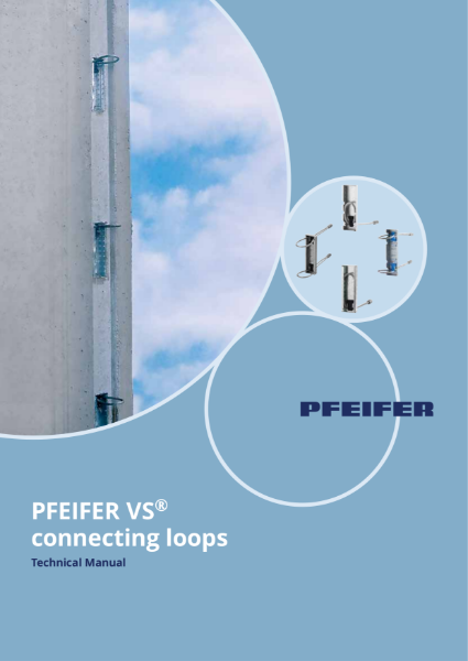 Pfeifer VS Fixing System for Concrete to Concrete Connections