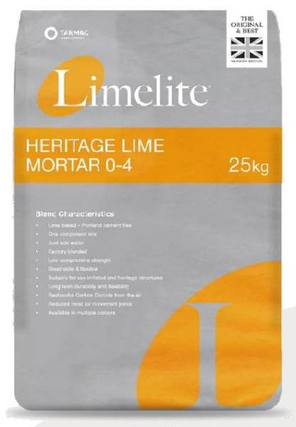 Limelite Heritage Hydraulic Lime Mortar
