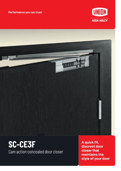 SC-CE3F Cam Action Concealed Door Closer