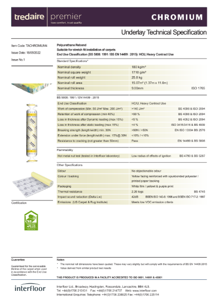 Chromium Specification