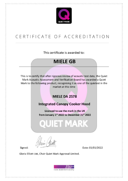 Quiet Mark Certification