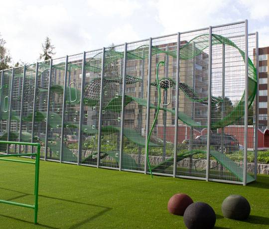 Unique Wall-Holla playground in Sweden