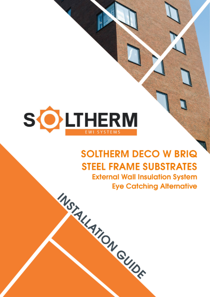 Soltherm Deco W BRIQ Steel Frame Installation Guide