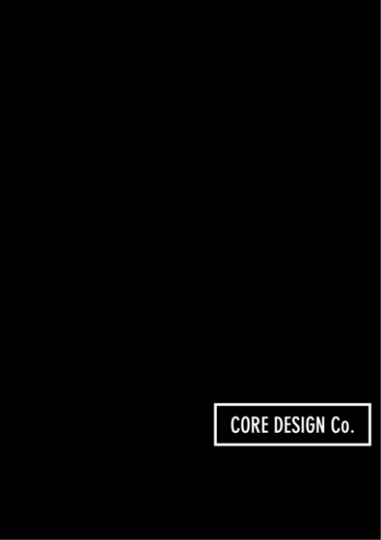 CORE DESIGN Co. Product Brochure