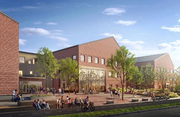 CO2-besparande LESS fasadtegel till Tröingeskolan