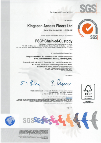 FSC Certificate